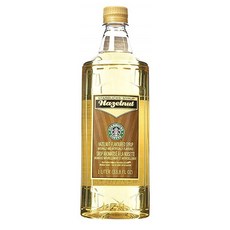 Starbucks Hazelnut Syrup 스타벅스 헤이즐넛 시럽 1L (33.8 floz) 1팩