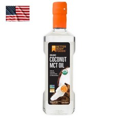 BetterBody Foods MCT Oil 베터바디 푸드 코코넛 엠시티 오일 C8 C10 500ml, 0.5l, 1개