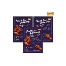 BBQ 매콤달콤 구운 닭날개 총 24조각 640g x 3팩, 3개