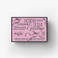 에스파 시즌그리팅 2024 SEASONS GREETINGS 특전 포토카드4종 포함 새제품