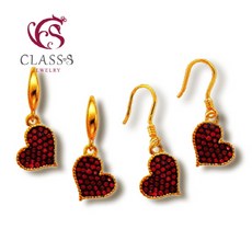 순금하트귀걸이3.75