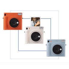 인스탁스 스퀘어 카메라 테라코타오렌지 + 오리진 스퀘어 앨범 랜덤발송 + 포토라인, SQ1, 1세트