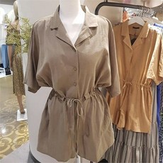 르샵 르샵 NC06 린넨 카라 점프수트 팬츠 LK8PT450779X (5816324)