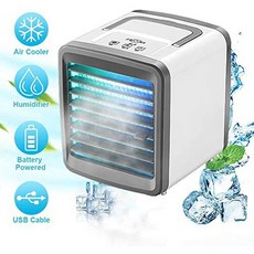 해외1473466 QMSKI porTable 휴대용 에어컨 팬 personal Air 쿨러 미니 에어컨 Evaporative Air 쿨러 with, One Color_One Size, 상세 설명 참조0, 상세 설명 참조0