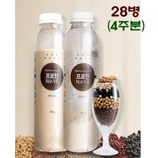 프로틴 식물성 단백질 보충제 맛있는 고단백 미숫가루 쉐이크 대두 보리 현미 쌀눈 검은콩 가루 여성 남성 근육 증강 영양 보충 마시는 식사대용 파우더 추천 HACCP인증, 4set, 7병