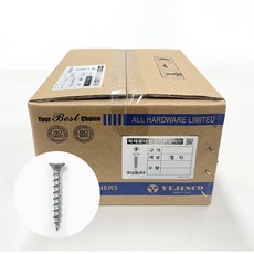 (유진코) 목재용 나팔머리 외날 피스 델타 방부목 나사 박스 box, 1개, 브라운델타