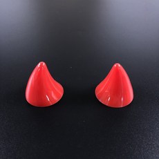 헬멧 장식 작은뿔 자전거 스키 스노보드 클래식 스쿠터 바이크 라이딩 귀여운 예쁜 친구 가족 부착 오토바이 시선 관심 집중 개성 재미 여성용 남성용 화이트 라이더 장난 (레드), GS0100566E화이트