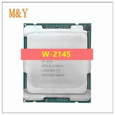 Xeon W-2145 CPU 14 nm 8 코어 16 스레드 3.7GHz 11MB 140W 프로세서 LGA2066 워크스테이션 C422 마더보, 한개옵션0