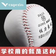 제파존 경식야구공 10 인치 초등학교 스포츠 트레이닝배트 전용 하드 양식 실심 초등학생 초보자 완성함, 2개 소프트볼