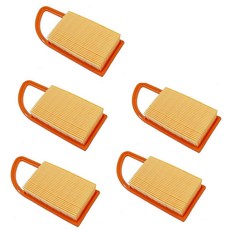 AuTOP 탑 상의arts Stihl BR500 BR550 BR600 백팩 송풍기 부품 4282-141-0300 4282-141-0300B용 5팩 에어 필터 교체품 121152