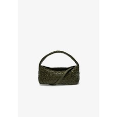 [정품] Massimo Dutti 마시모두띠 숄더백 가방 핸드백 카키색 333398, 한 사이즈