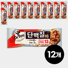 오리온 닥터유 단백질바 고단백질 프로틴 보충 Orion Dr.You Protein Bar, 50g, 12개