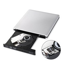 노트북용 3D 블루레이 드라이브 BD-RE 버너 USB 3.0 외장 DVD-RW CD DVD BD-ROM 플레이어 휴대용 슈퍼 맥북 호환 PC ASUS IBM용, 1개