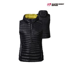 마스터바니에디션 골프여성 사선 버튼 다운 베스트 M421B3JV252_BK