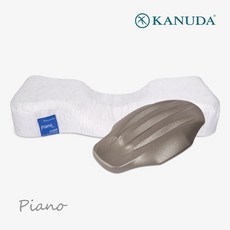 [가누다베개] 블루라벨 피아노 싱글세트(베개1+허리냅) 메모리폼 경추베개