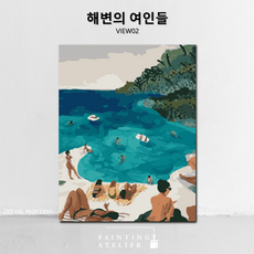DIY 명화 그리기 유화 고흐 동물 해바라기 그림그리기 세트 보테니컬 색칠하기, VIEW02