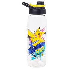 Silver Buffalo The Little Mermaid Ocean Of Dreams 물병 나사 뚜껑 포함 793.8g(28온스) 멀티컬러, Pokemon Electrifying Pikachu, 1개