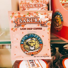 [이라운드몰][5개묶음] LION COFFEE 드립 커피 2종류 400g (80g x 5개), 사쿠라, 옵션선택
