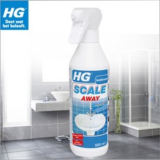 HG scale away form spray 500ml 주방욕실 백화&석회 제거제 화장실청소&욕실청소세제, 1개