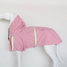큰 비옷 케이프 스타일 반사 스트립 무드 분위기 애완 동물 방풍, 2.pink, C.M, 1개