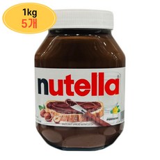 누텔라 스프레드 초코잼, 1kg, 5개