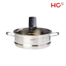 해피콜 스테인리스 찜기 24cm (스티머+유리뚜껑), 단품