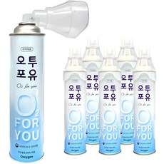 오투포유 휴대용산소 816ml, 6개 6개