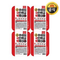 추억의 국민학교 떡볶이(매운맛) 600g(2인분), 600g, 4개