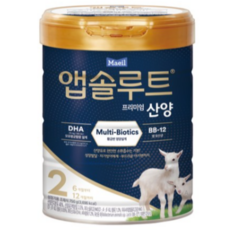 앱솔루트 프리미엄 산양 분유 2단계, 750g, 25개