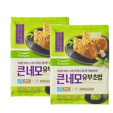 풀무원 큰네모 유부초밥, 395g, 2개