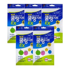 신신제약 쿨링시트EX 온가족 어디서든 8시간 지속, 5개, 4매입