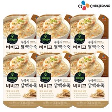 비비고 누룽지 닭백숙죽, 280g, 6개