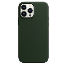 애플-아이폰용 오리지널 공식 가죽 케이스 맥세이프 포함 아이폰 13 12 프로 맥스 미니용 무선 충전 마, For iPhone 13 Mini, Sequoia Green, 04 For iPhone 13