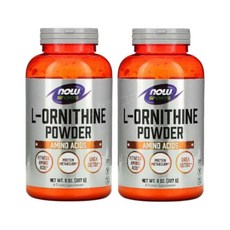 나우 L 엘 오르니틴 오르티닌 분말 파우더 227g 2개 Ornithine 가루