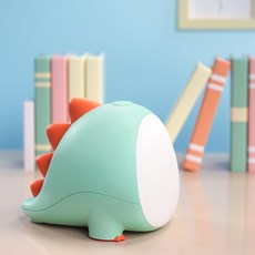2번 LED 무드등 충전 침실 침대 정시 기숙사 침대에서 독서 독서 안대등 불입전Z, 아기 공룡. - 초록색.