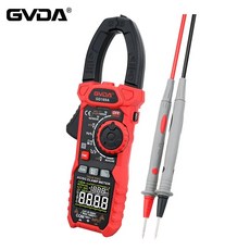 저항성 누설전류계 GVDA-디지털 클램프 미터 AC DC 전류 돌입 전압 정전용량 True RMS 6000 카운트 고정밀 옴 Hz 테스터 1.GD169A, 1세트