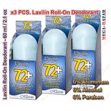 Lavilin 라빌린 데오드란트 롤온 3팩 블루 Pack of 3 Deodorant Roll-On (Blue), 1set