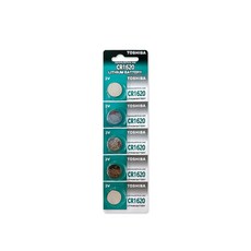도시바 Toshiba CR1620 3V 리튬코인전지 1개입 5개입 카드포장, 1개