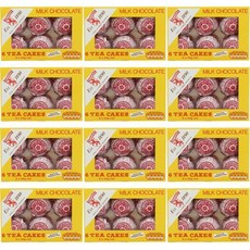 ‎Tunnocks 터녹스 밀크초콜릿 티케이크 24g 6개입 12팩, 1개, 1.728kg