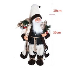 산타 눈사람 크리스마스 장식 큰 크기 인형 클로스 장난감 선물 홈 창 테이블, 14) G-40cm, 1개