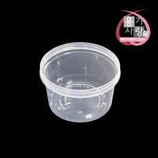 사출 잠금 반찬 용기 대 135파이 투명 단품 270개, 30개