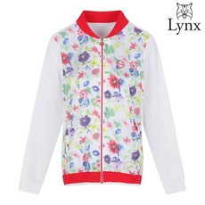 링스골프 링스 여성 그래픽 플라워 니트 가디건 L2171SD151_WH
