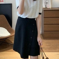 여자치마 심플 데일리룩 오피스룩 여름 니트 세트