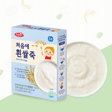 베베스트 처음에 흰쌀죽 3포, 3개, 45g - 처음에흰쌀죽