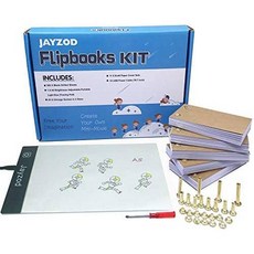 Flip Book Kit Flip Book Paper with Holes & A5 Light Box 300 Sheets(600, 상세내용참조