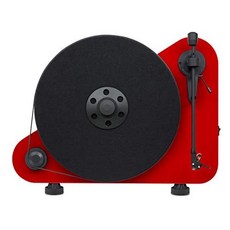 Pro-Ject VT-E R OM5e - BLACK Vertical Turntable, 옵션 2 Color = Red/Matte