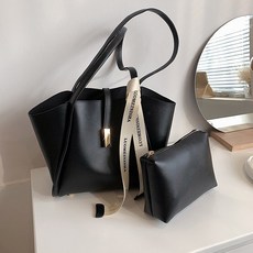 ANYOU 대용량 여성숄더백 여성 가방 출근 통근 토트백 캐주얼 핸드백