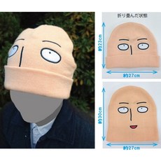 일본 애니메 코스프레 원 펀치 맨 해트 사이타마 코스플레이 쉐이빙 헤드 스타일 윈터 웜 울 캡 할로윈 앤 캡스 핫세일 원 맨 해트=하나의 맨 모자 및 캡샤트