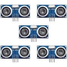 Electly 5 시리즈 초음파 모듈 HC-SR04 아두이노 UNO MEGA2560 라즈베리 파이용 제거 송신기 센서, 1, 단일옵션