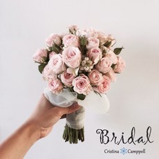 아리아 브라이드 웨딩부케 부토니에 프로포즈 꽃다발, 단품